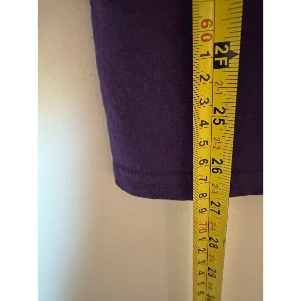 Clemson Football Size Medium Women's Official Tee Purple and Orange Tiger Paw - Picture 8 of 9